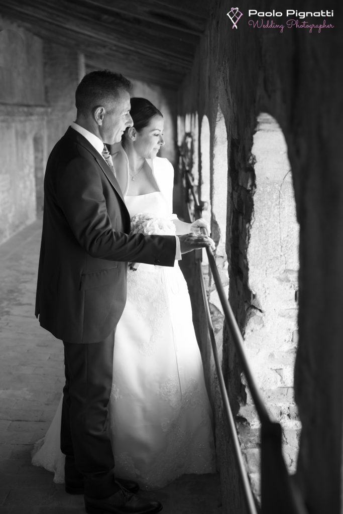 Wedding Sposi finestre Castello 2